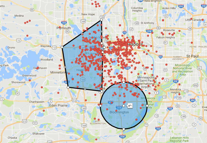 Mobile Geolocation Map